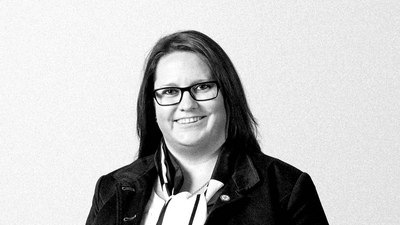 Schwarz-Weiß-Foto von Sabrina Kirchner